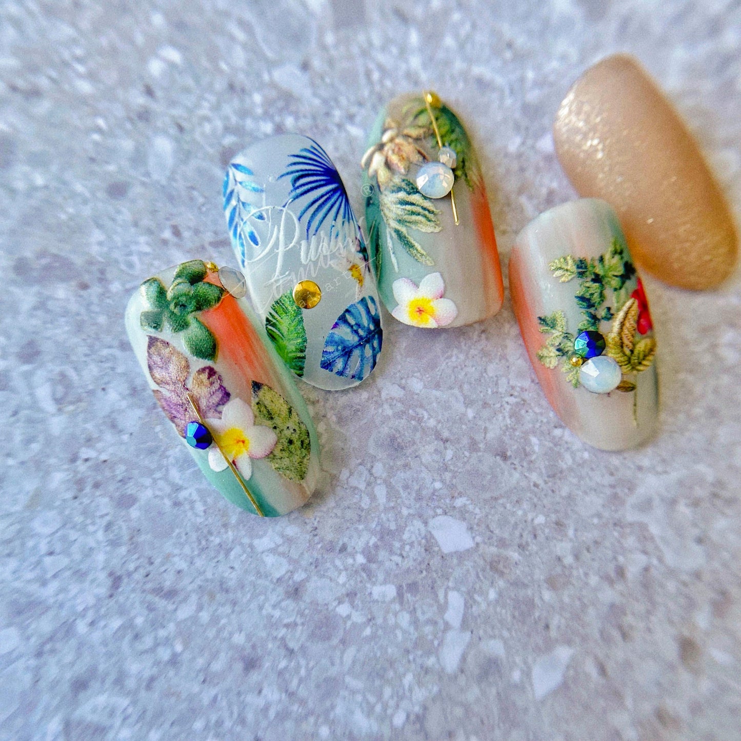 Nagelsticker Slight - REGENWALD