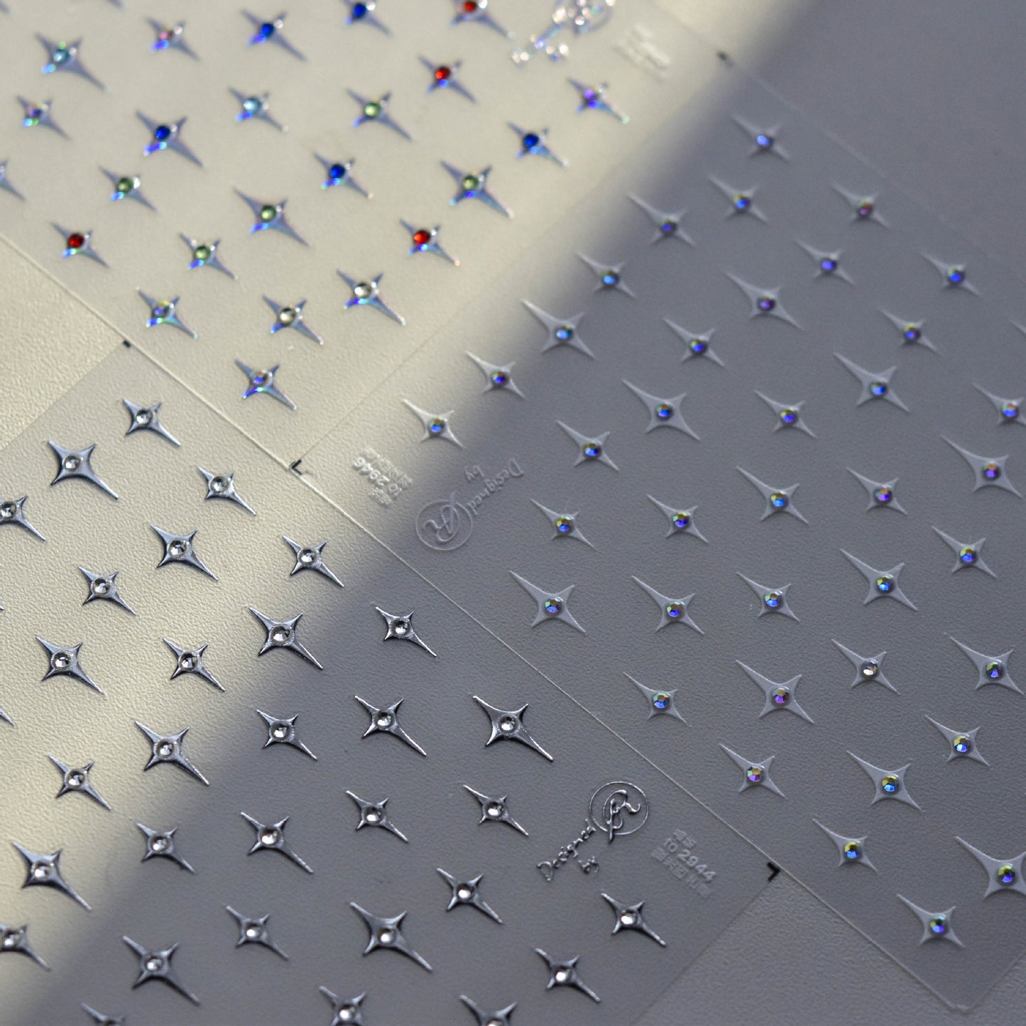 Nagelsticker Diamant - VIERZACKIGE STERNE