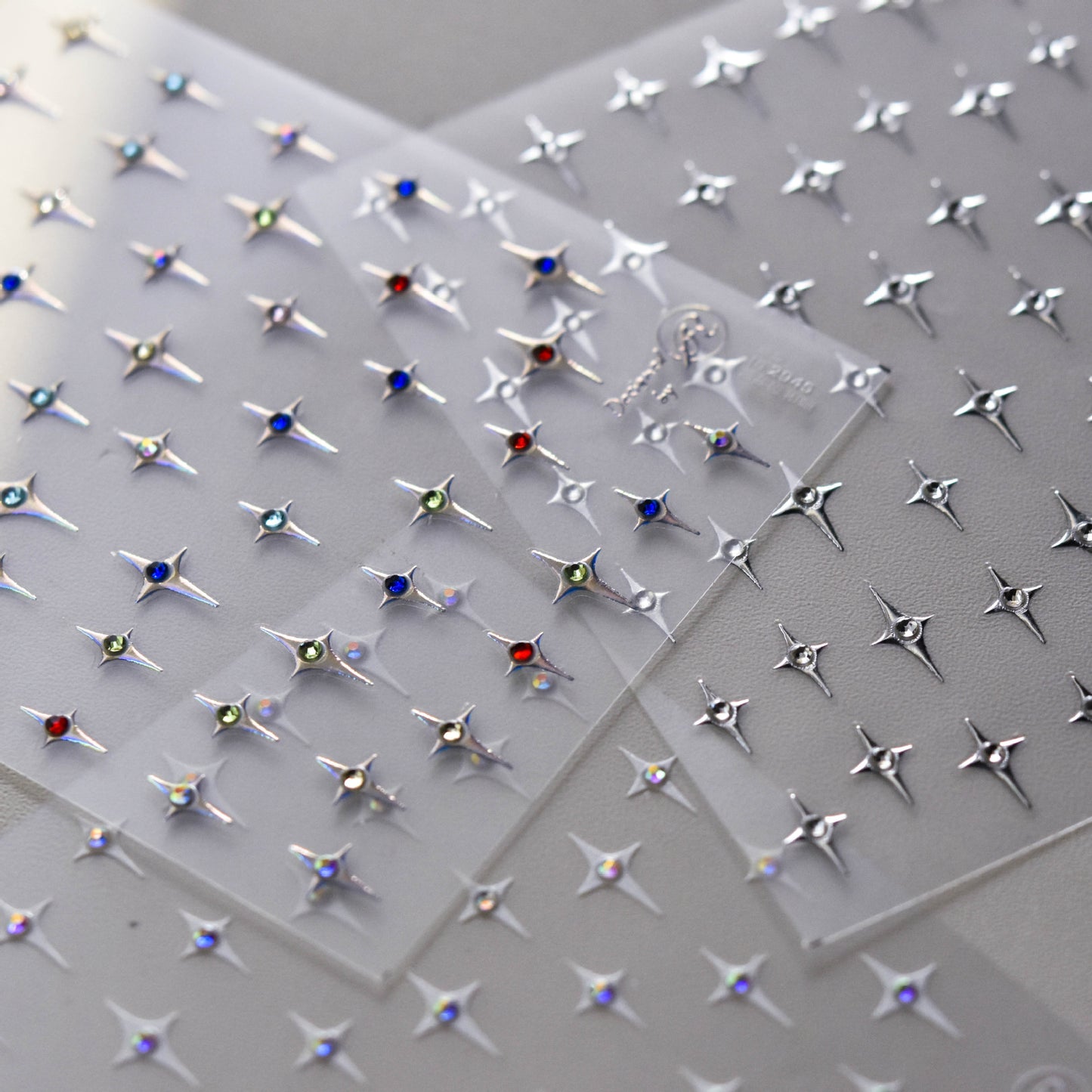 Nagelsticker Diamant - VIERZACKIGE STERNE